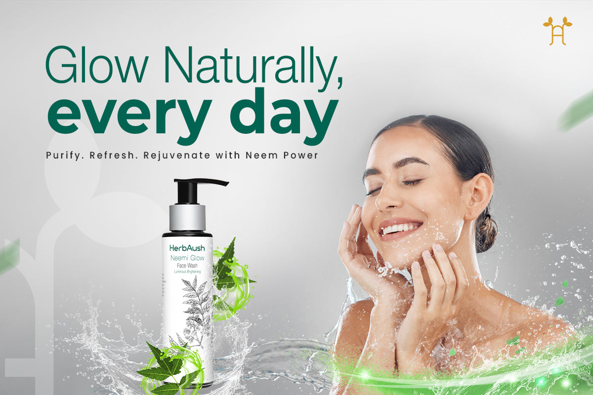 Reveal Your Skin’s True Glow: The Magic of HerbAush Neemi Glow Face Wash