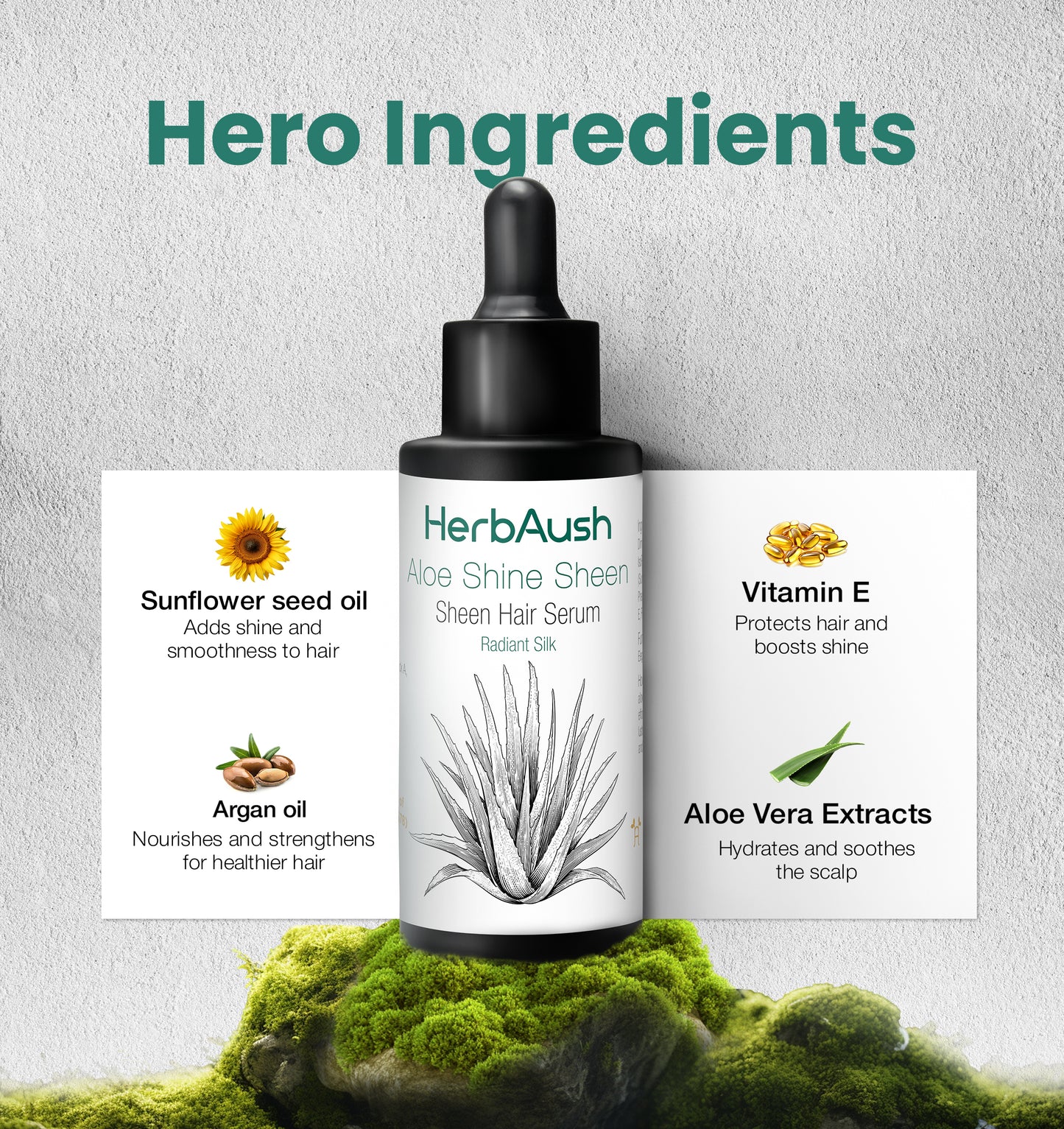 Aloe Shine Sheen Hair Serum