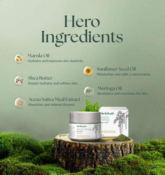 Smooth Moringa Body Cream 50g