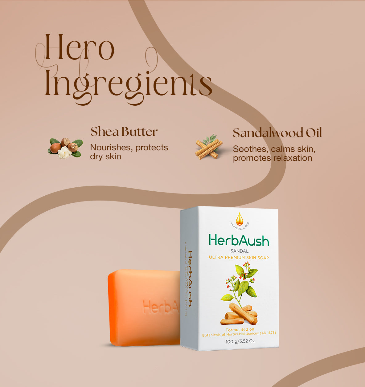 Mystic Boon Herbal Sandal Soap