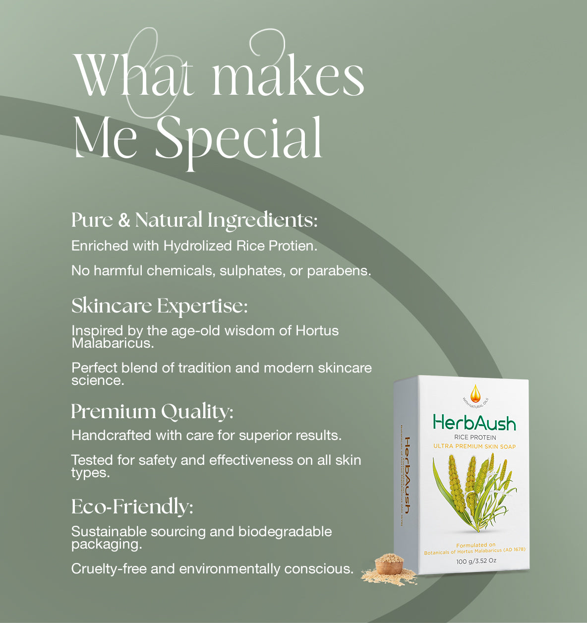 Mystic Boon Herbal Rice Protein Shower Bar