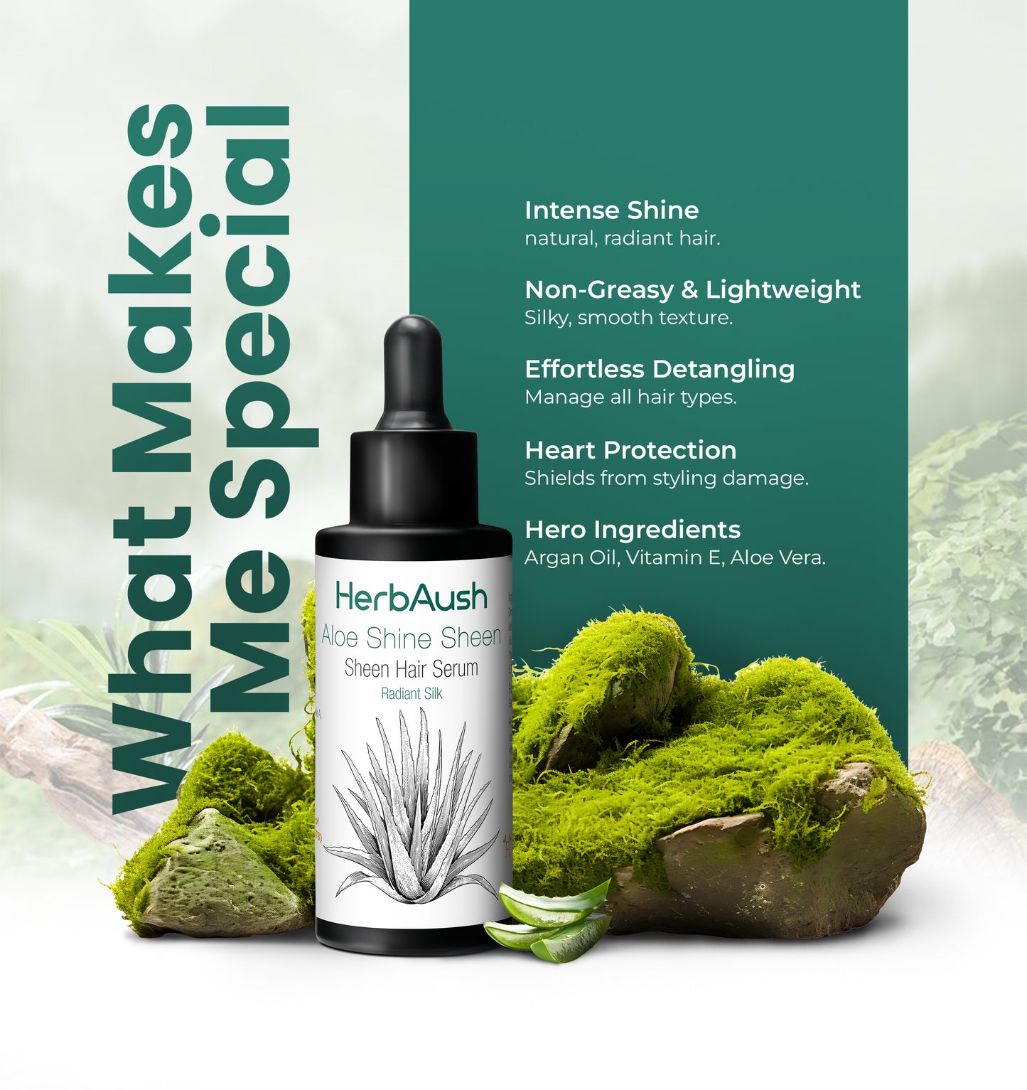 Aloe Shine Sheen Hair Serum