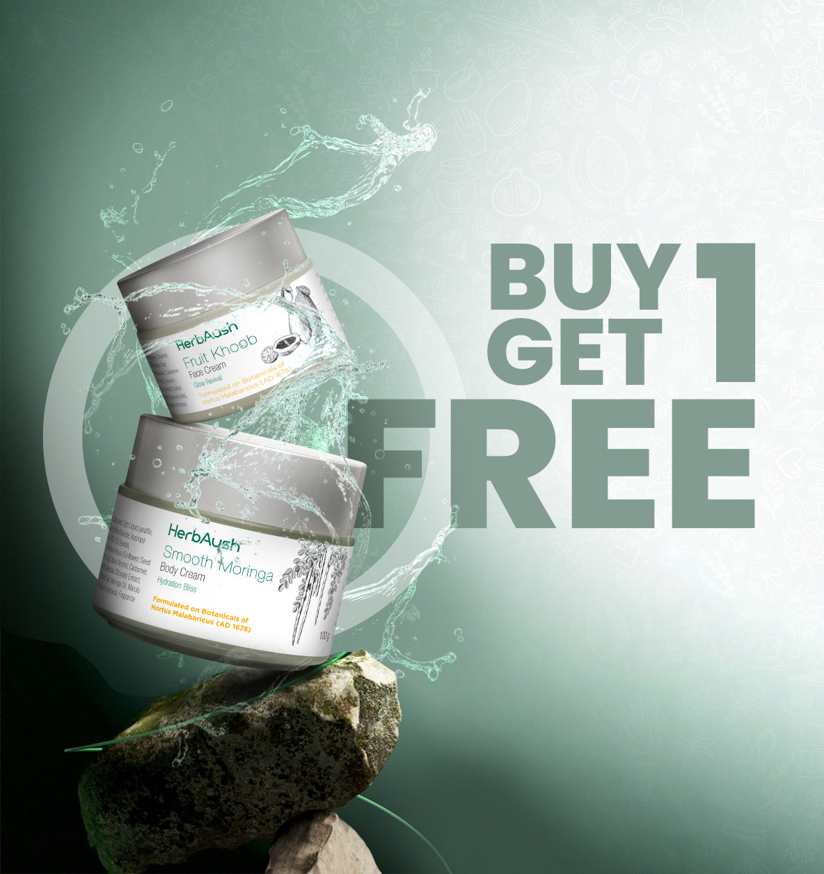 Buy 1 Smooth moringa Body cream & Get 1 Fruit khoob Face cream free