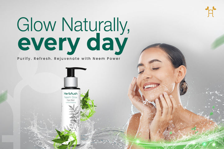 Reveal Your Skin’s True Glow: The Magic of HerbAush Neemi Glow Face Wash
