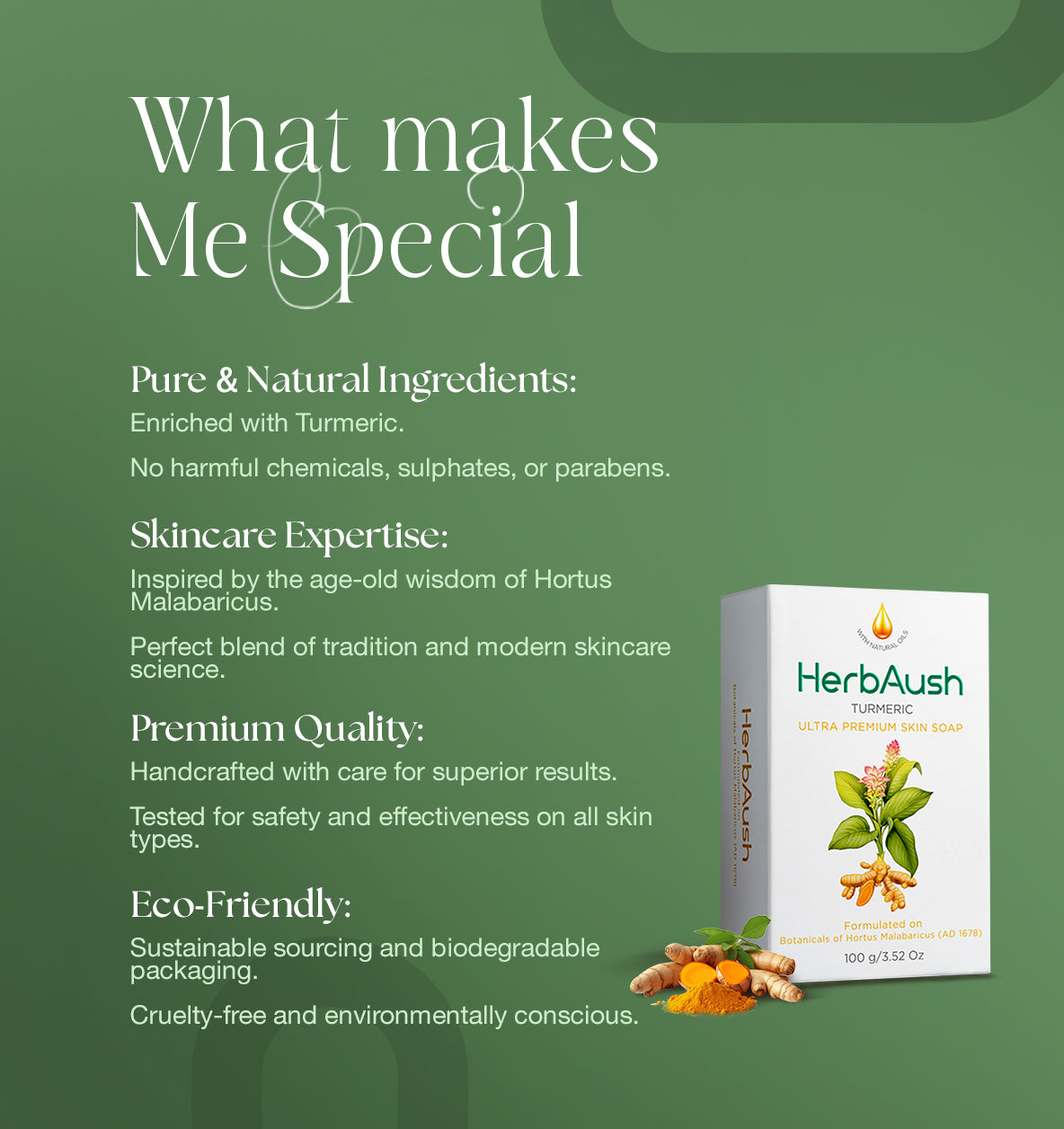 Mystic Boon Herbal Turmeric Shower Bar