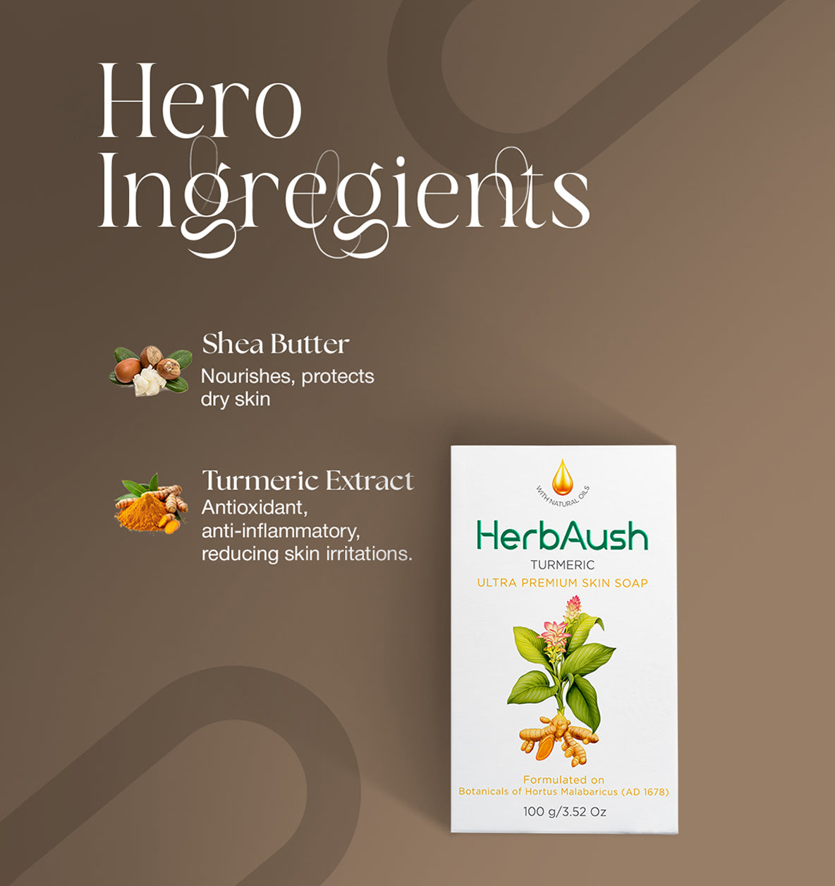 Mystic Boon Herbal Turmeric Shower Bar